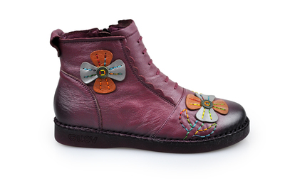 復古民族風手工短靴 舒適百搭的中秋時尚之選